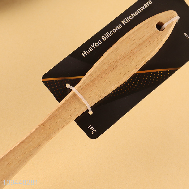 Hot products kitchen utensil wooden handle soup ladle