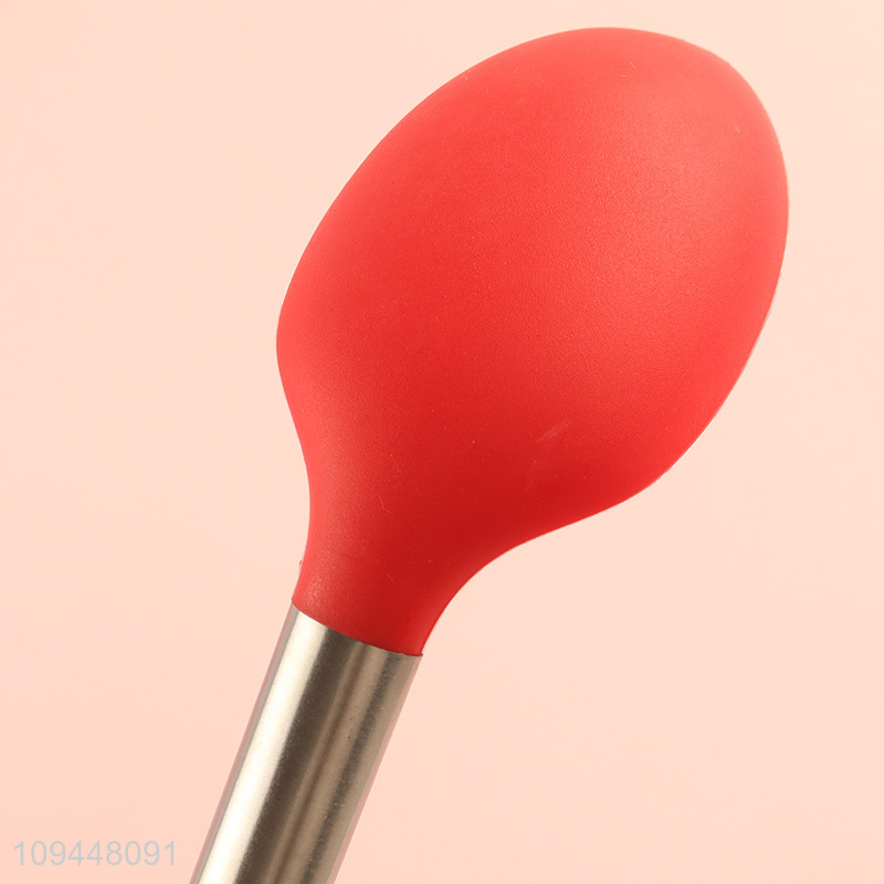 China supplier kitchen utensil slotted spatula with long handle
