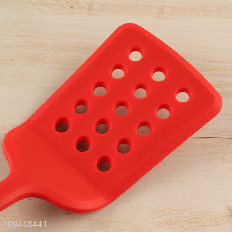 China wholesale silicone kitchen utensil slotted spatula