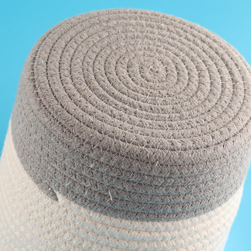 New arrival cotton rope woven storage basket