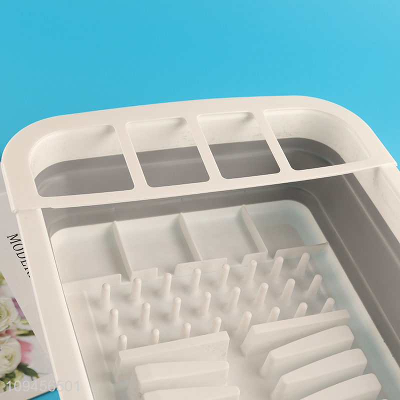 China supplier folding drain basket for kitchen