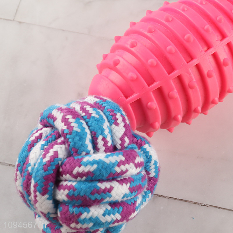 Factory price bite-resistant pet chew toys for teeth cleaning