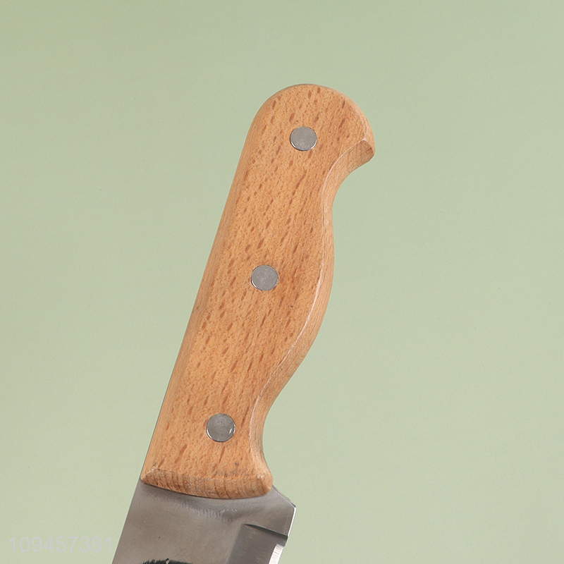 China factory wooden handle kitchen knife chef knife