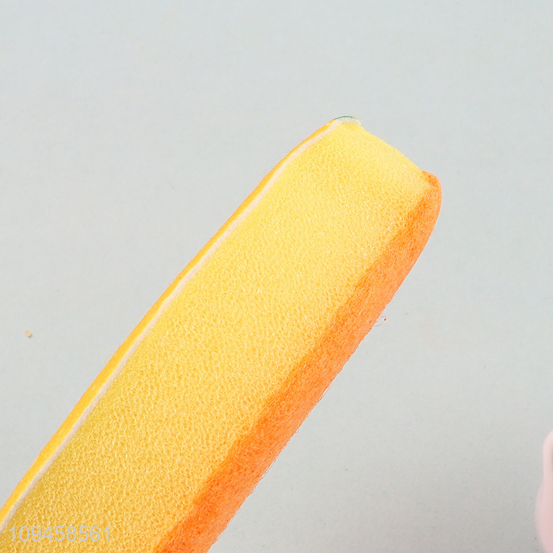New product lemon shape kitchen dishwashing sponge