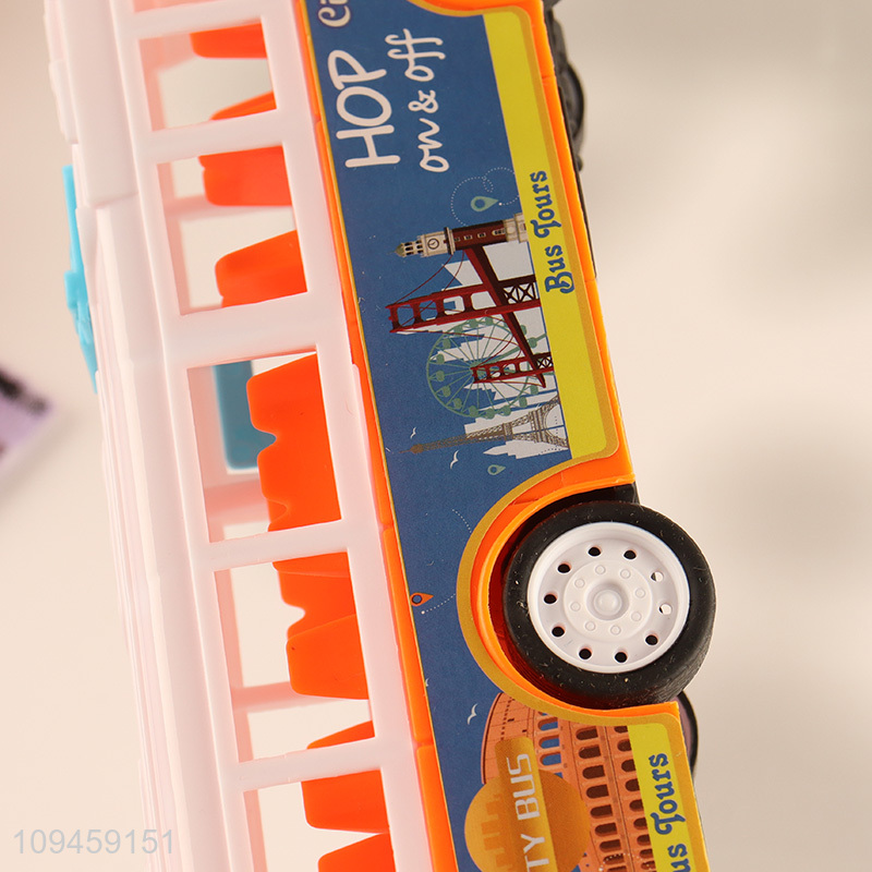 Good price inertia bus toy for children