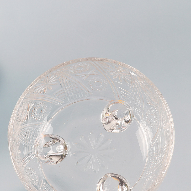 New product clear glass storage jar candy jar