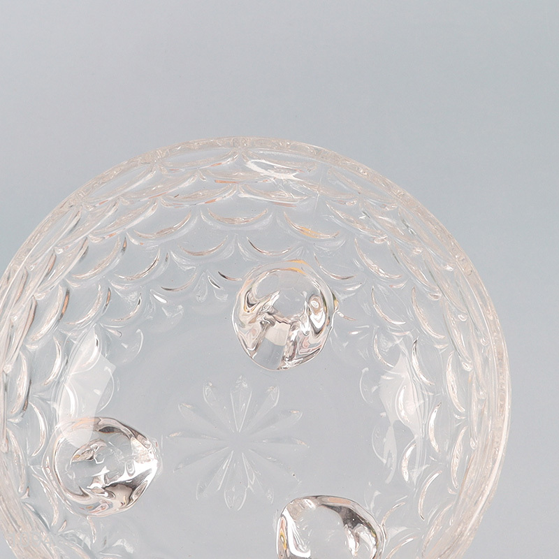 New arrival  glass storage jar candy jar with lid