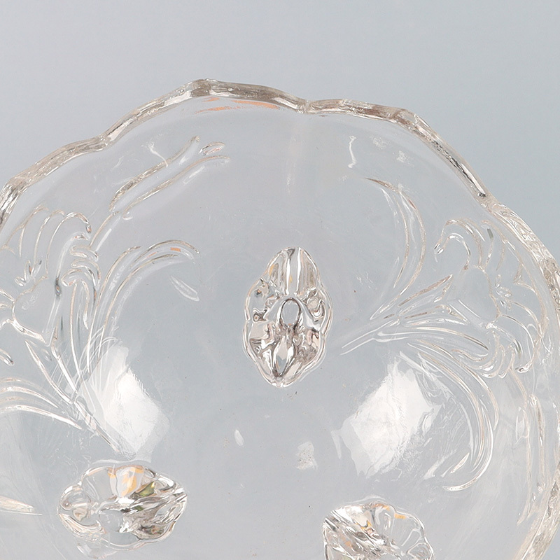 Wholesale decorative glass storage jar candy jar