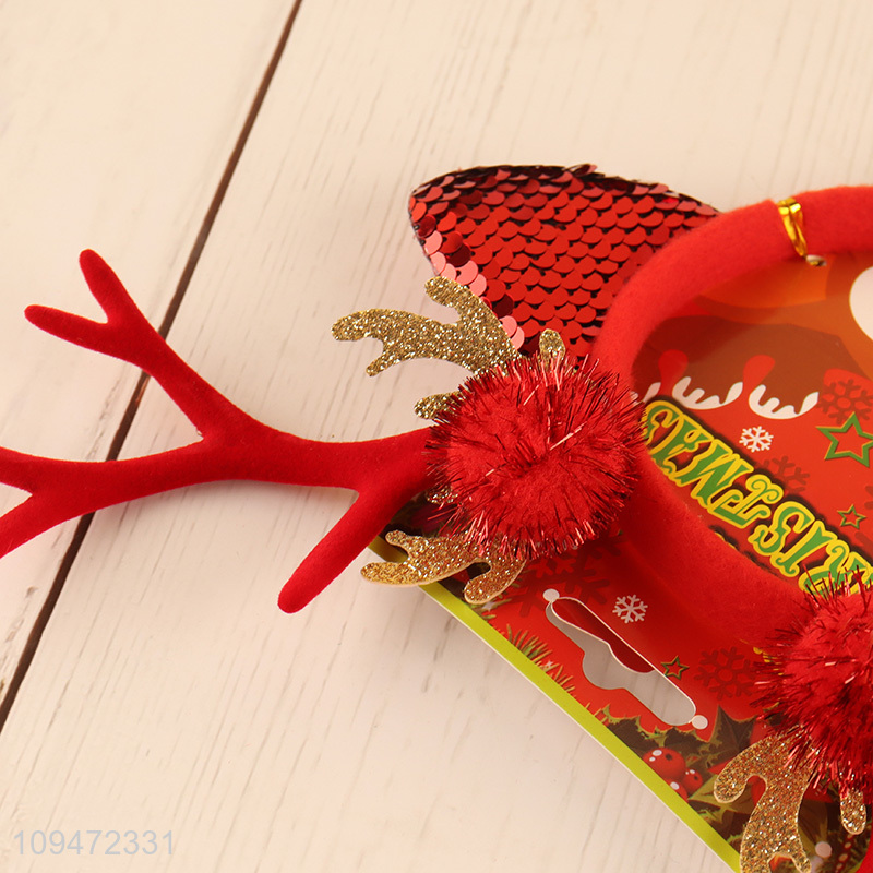 Hot sale christmas hair hoop hair accessories