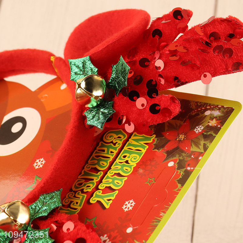 Hot selling holiday decorative hair hoop hair accessories