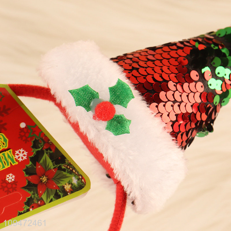 New arrival  christmas hat hair hoop hair accessories