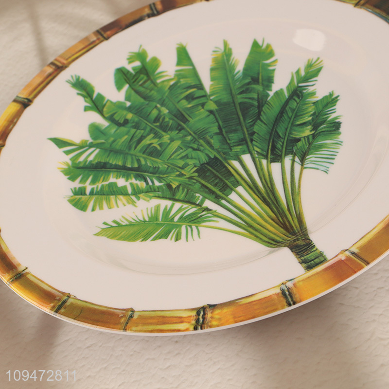 Low price daily use melamine dish plate
