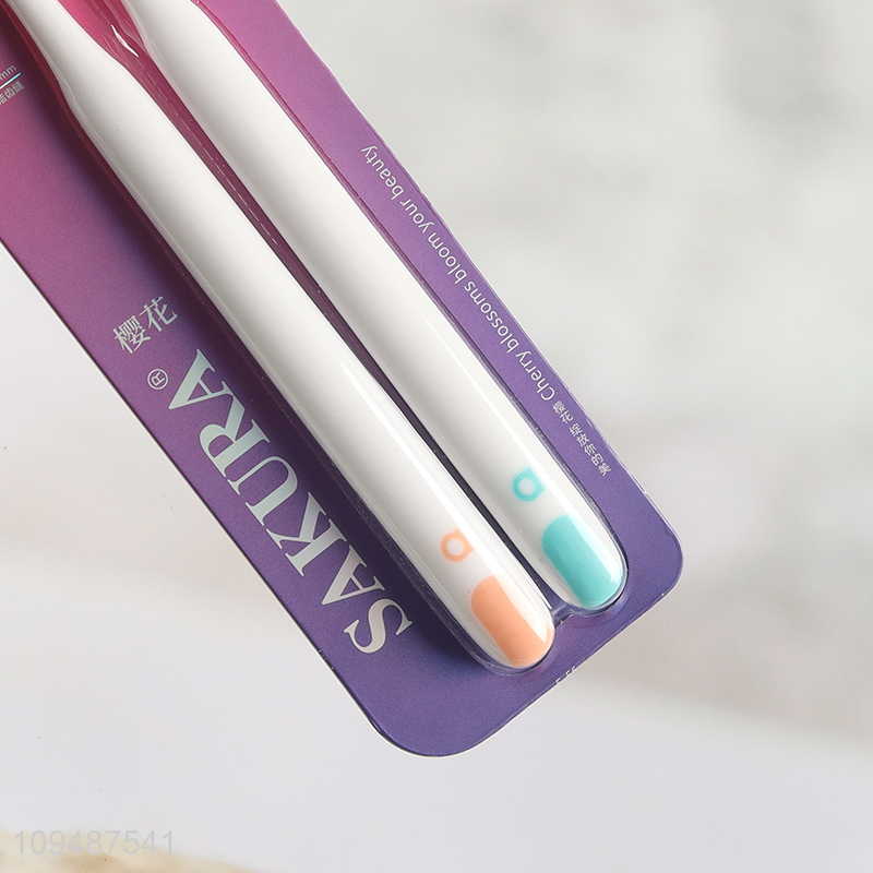 China wholesale 2pcs oral care toothbrush set