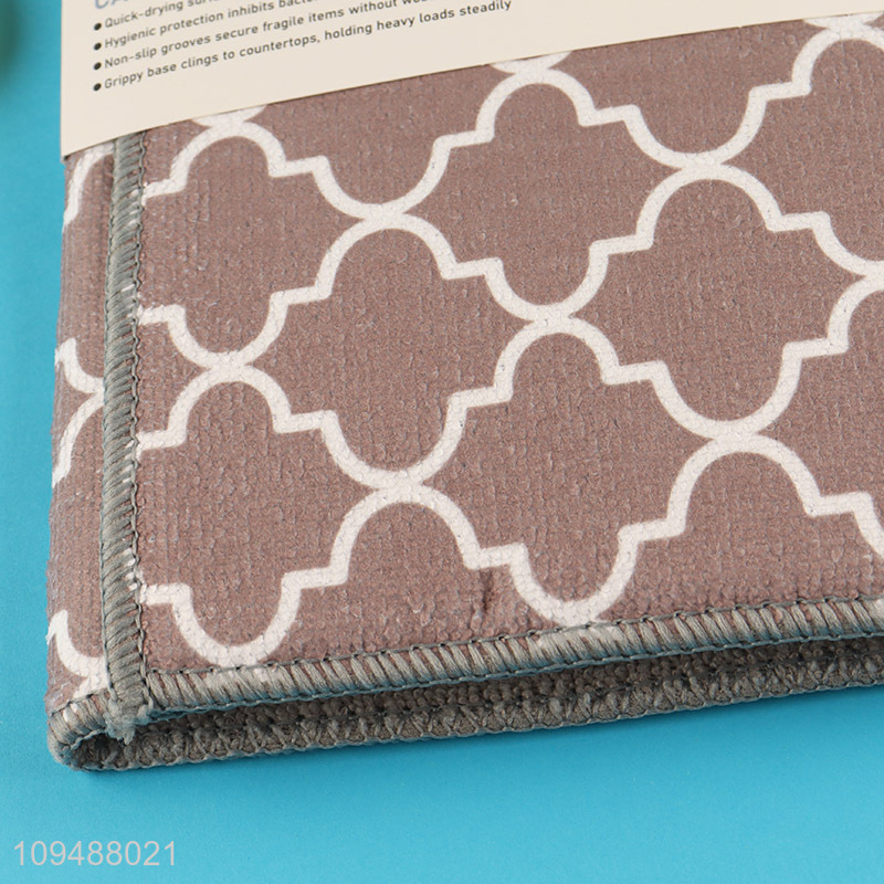 Low price reusable kitchen dish drying mat