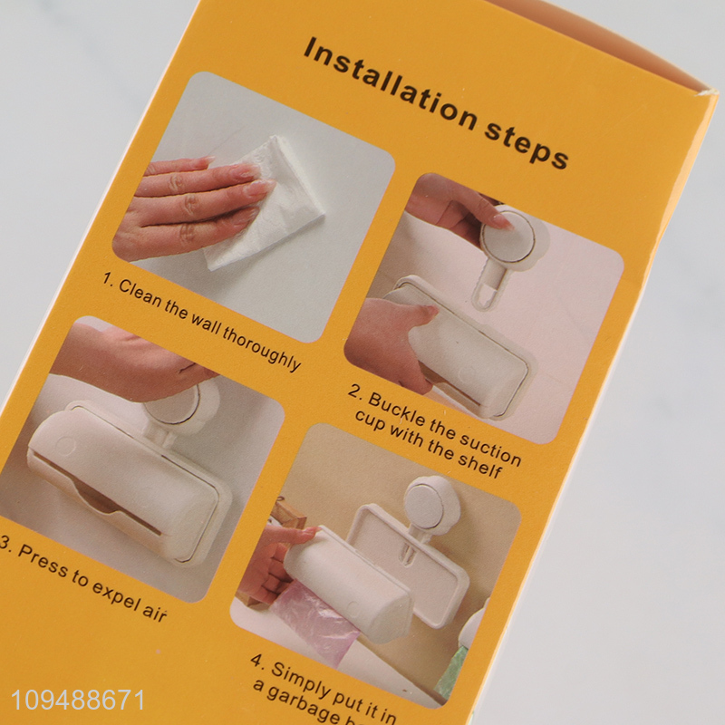 China factory suction garbage bag holder for household
