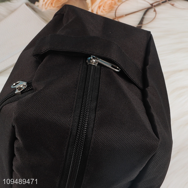 China supplier black cosmetic bag makeup bag