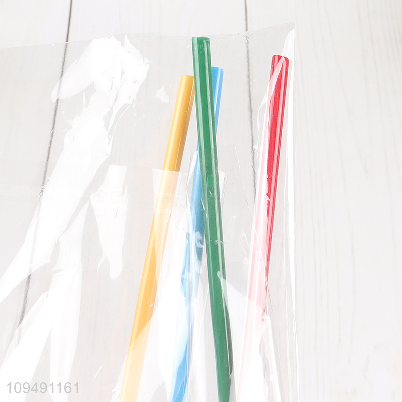 Factory price 4pcs multicolor drinking straw set