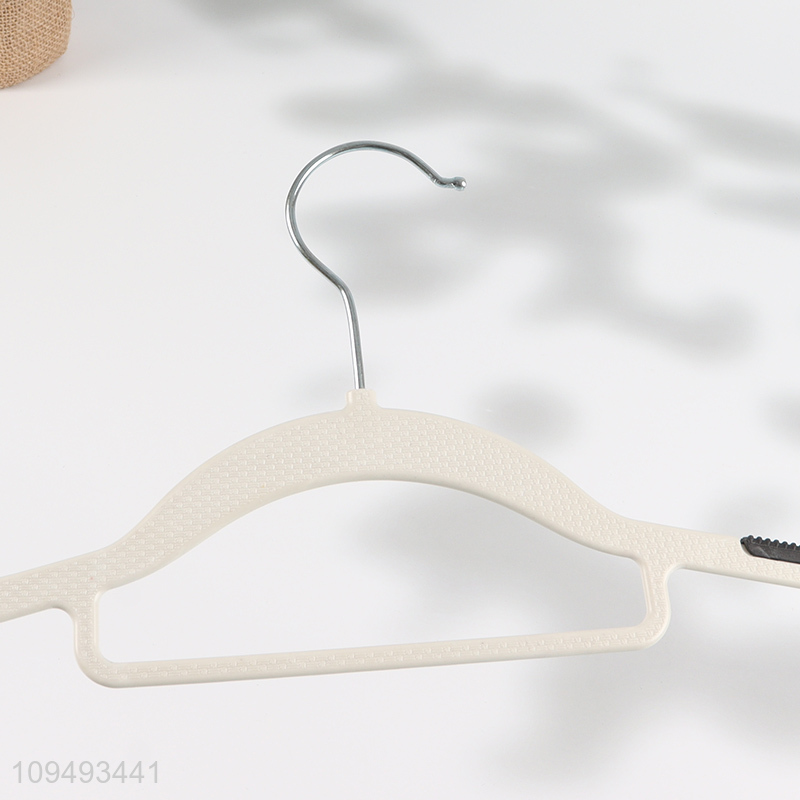 Factory price plastic coat hanger clothes hanger for sale