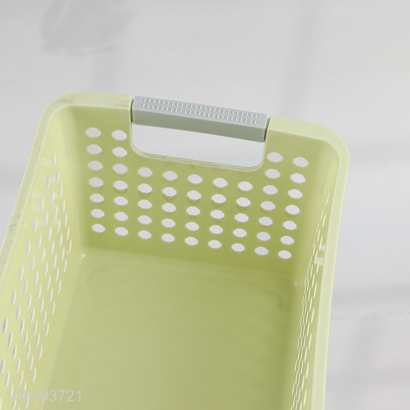 New arrival  hollow plastic storage basket for sale