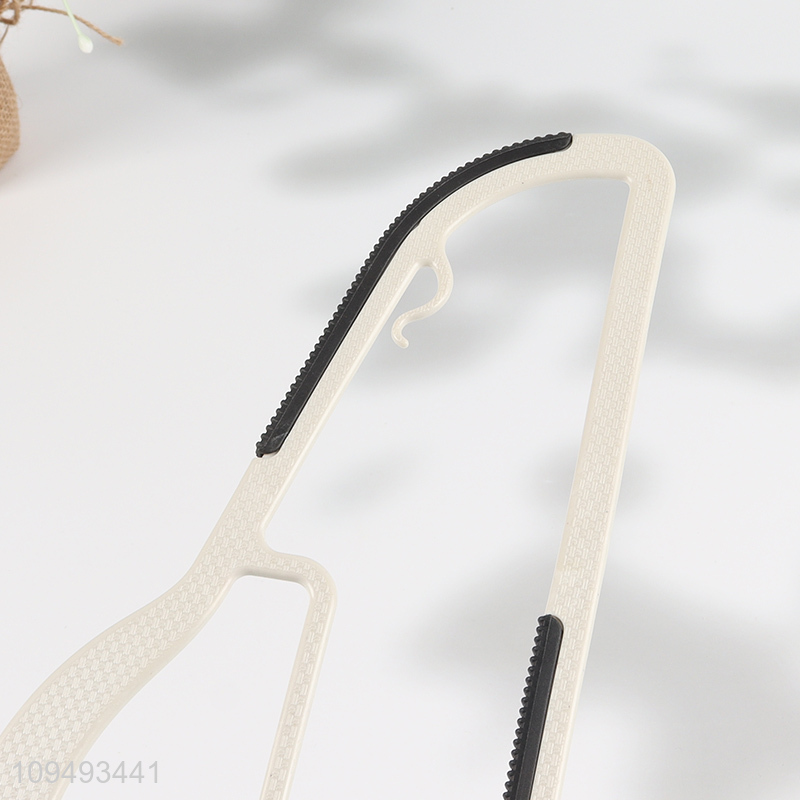 Factory price plastic coat hanger clothes hanger for sale
