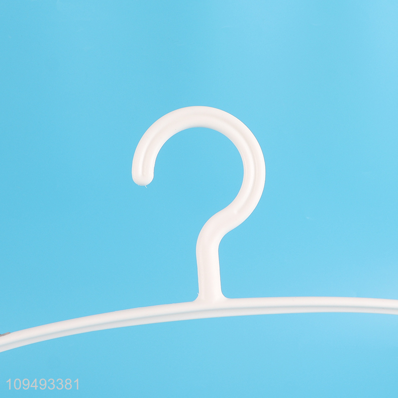 Top quality multicolor plastic clothes hanger for sale