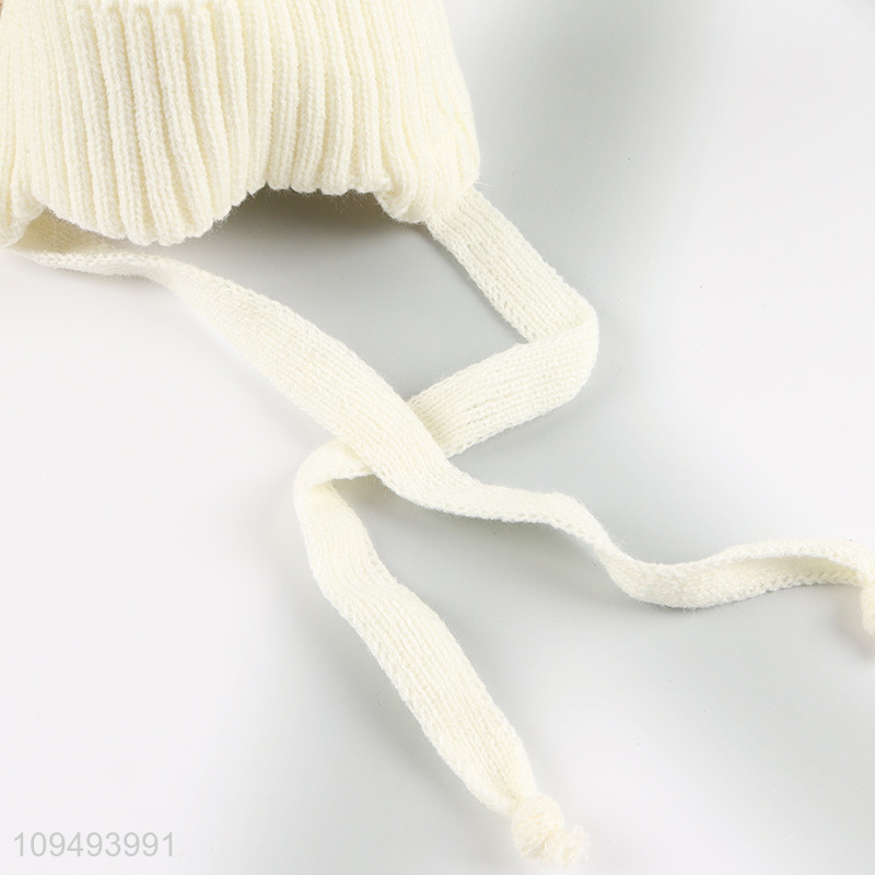 New style white beanies hat winter hat for sale