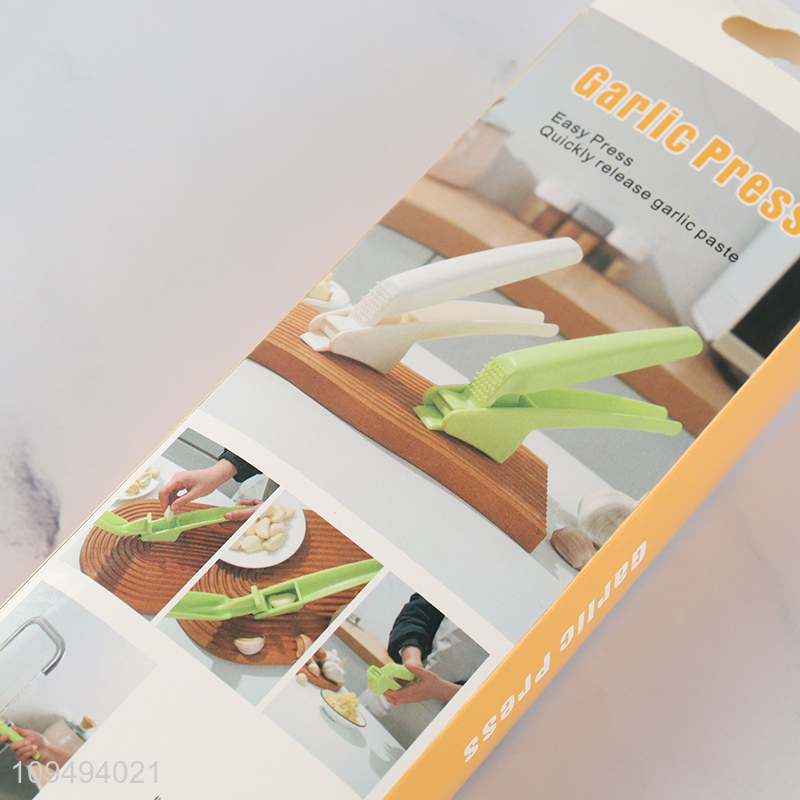 Hot sale kitchen gadget handheld garlic press