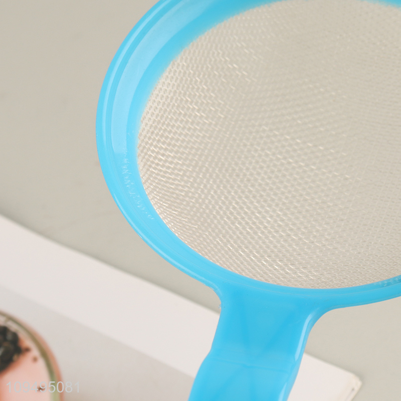 China products plastic handle fine mesh strainer