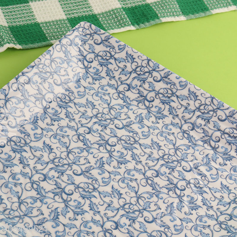Top products square melamine tableware plate