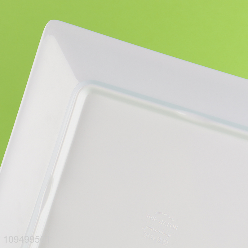 China products square melamine serving plate for tableware