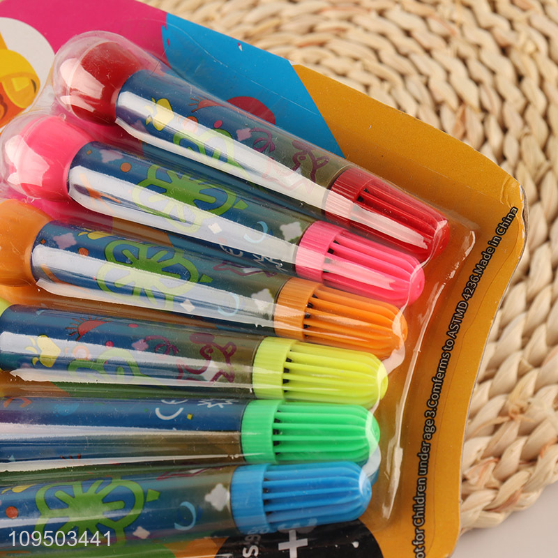 Best selling 6pcs markers with stamp set