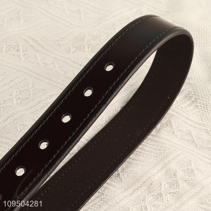 Low price fashion accessories leather buckle belt
