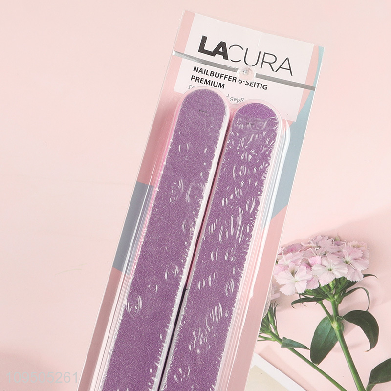New arrival reusable 2pcs nail file set