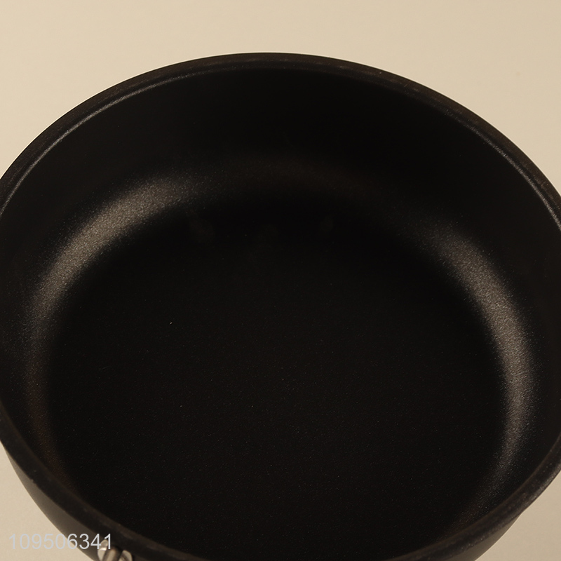 Low price round black iron frying pan