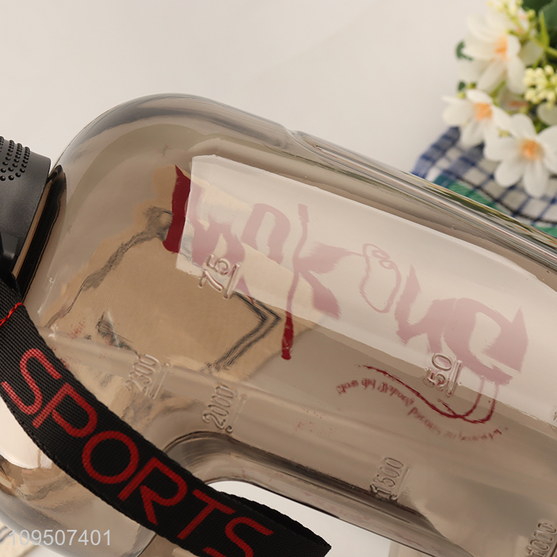 China supplier plastic water bottle with handle