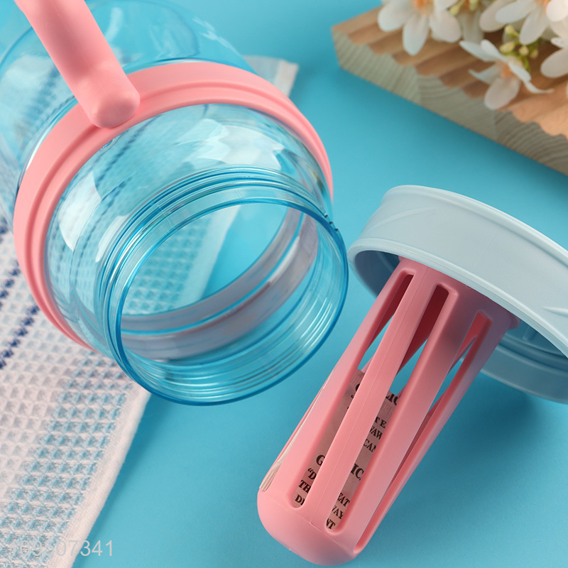 Hot sale plastic water bottle with handle