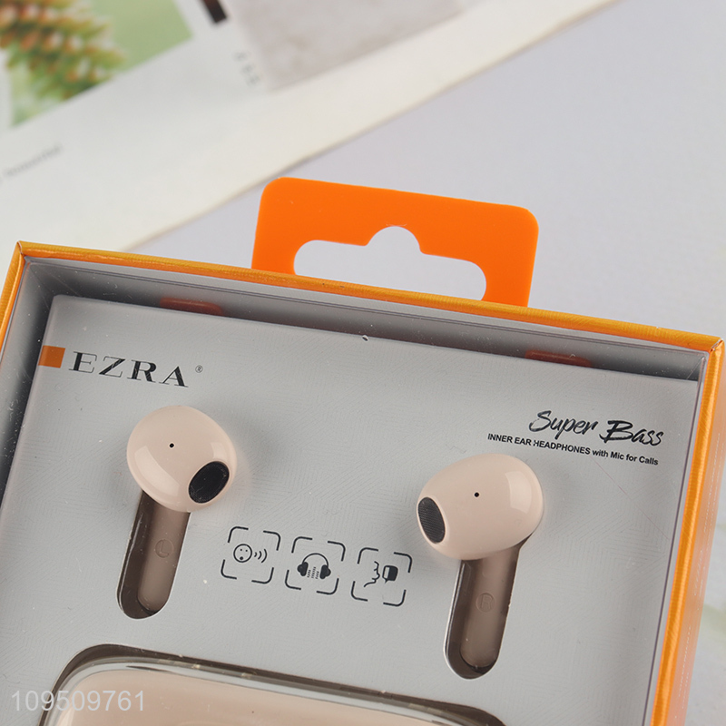 Online wholesale super bass wireless bluetooth earbuds earphones