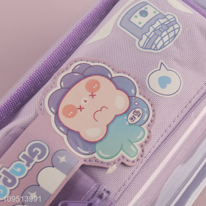 Good quality cartoon kids stationery pencil bag