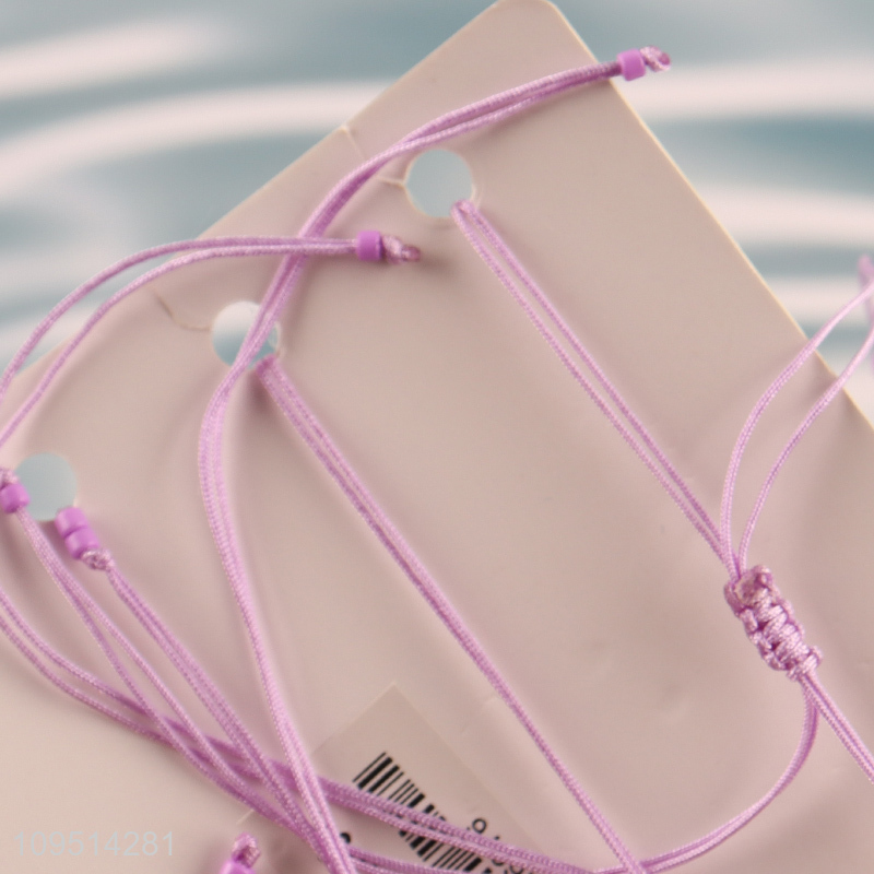 Good selling purple 3pcs fashion jewelry bracelet