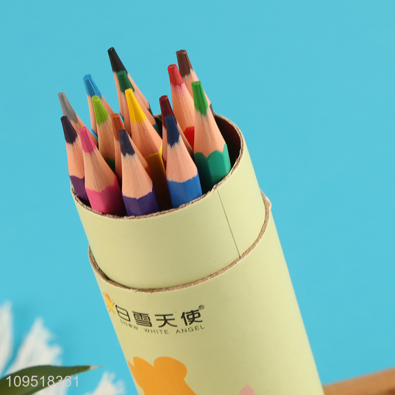 China wholesale oil colour pencil with pencil sharpener
