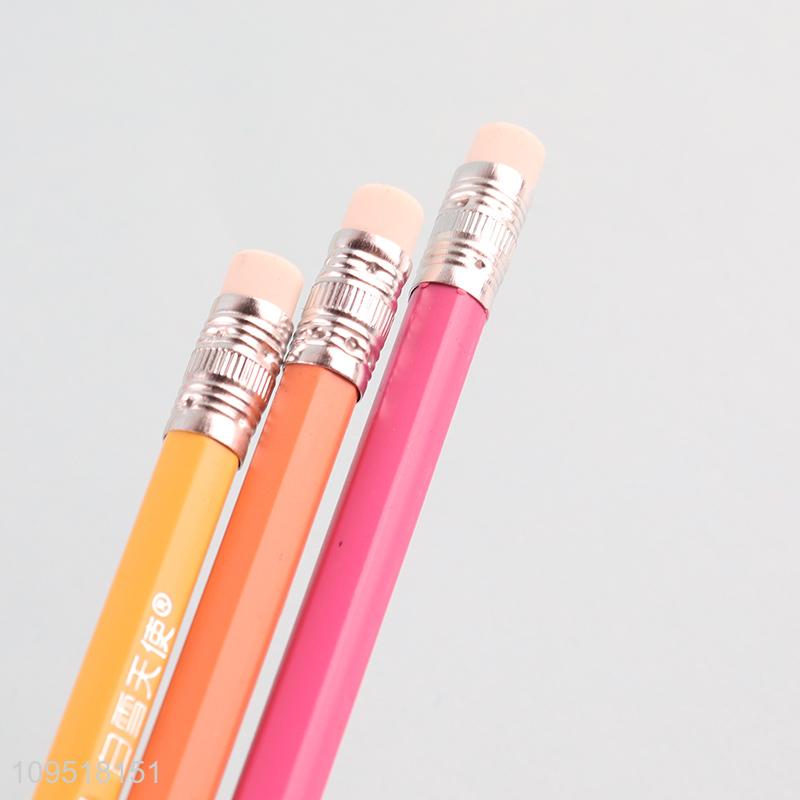 Good quality erasable color pencil set with eraser