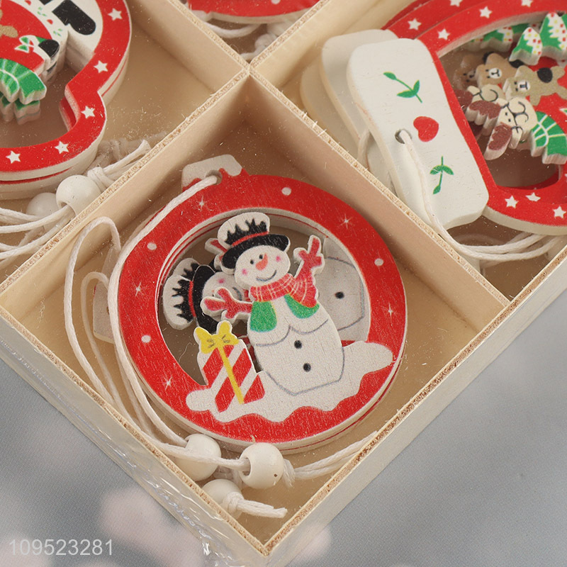 Good price wooden festival hanging ornament for decoration