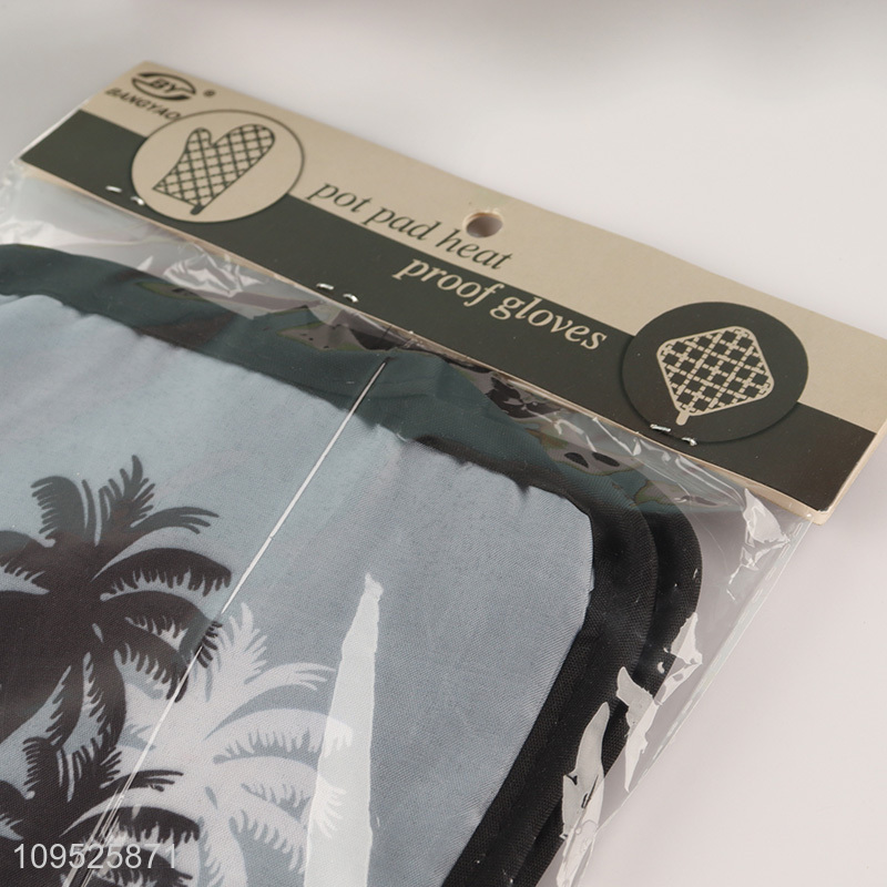 China wholesale 2pcs kitchen heat pad set