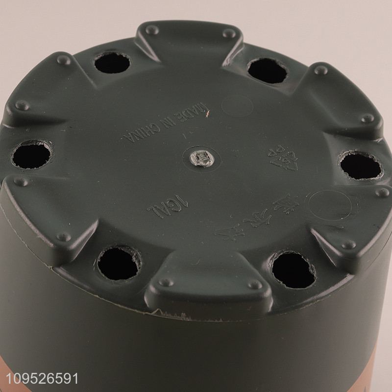 Low price black plastic flower pot for sale