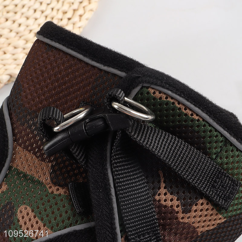 China wholesale breathable dog chest harness vest