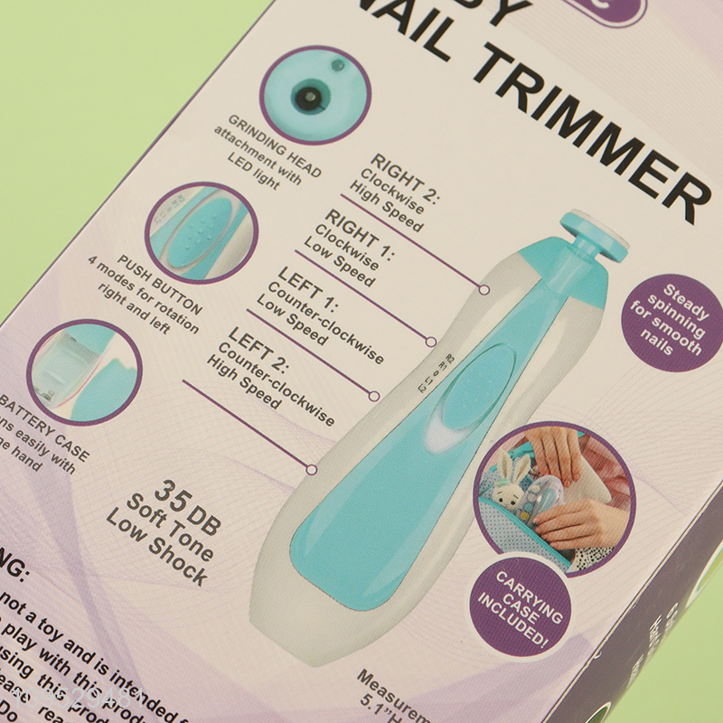 Custom Baby Nail Trimmer Electric Nail Clipper