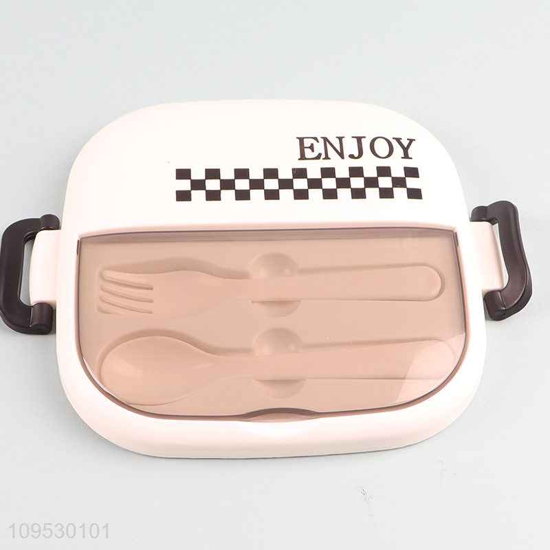 Top sale 1200ml lunch box with spoon and fork