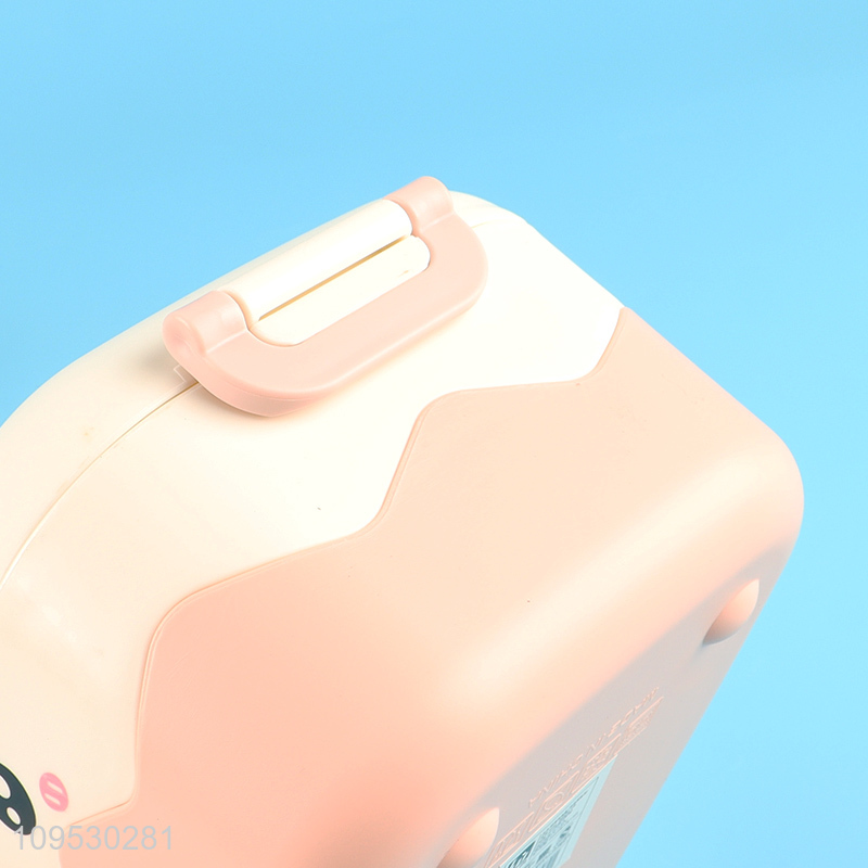 Yiwu market  1200ml portable lunch box with spoon and fork