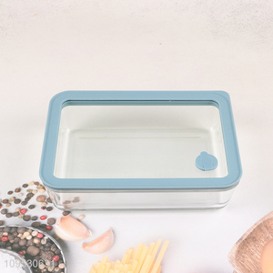 China wholesale glass food container preservation <em>box</em> for kitchen