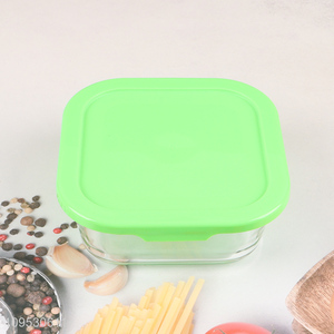 Hot selling glass food container preservation <em>box</em> with lid